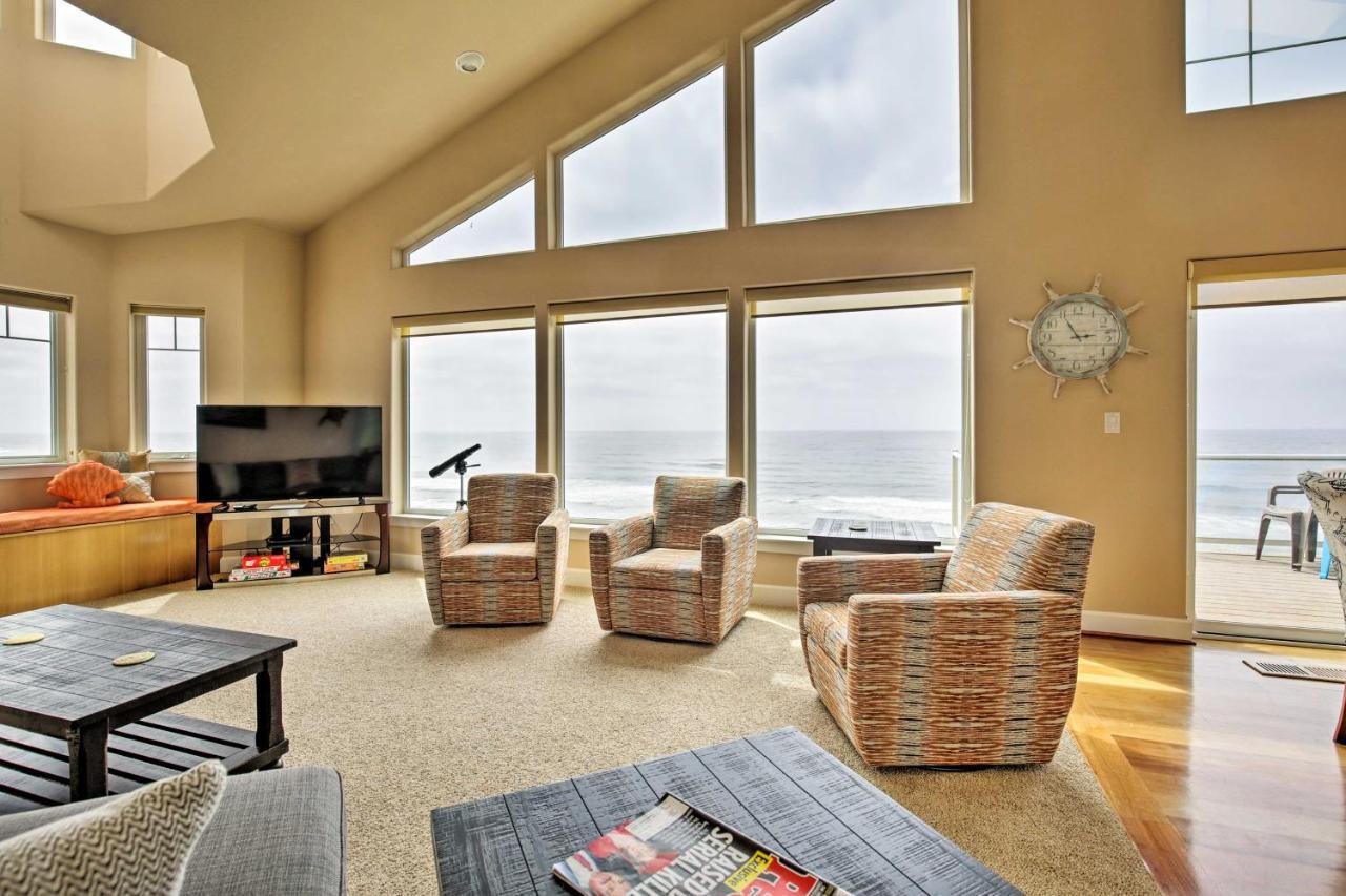 Oceanfront South Beach Home With Hot Tub And Sauna Newport Exterior photo